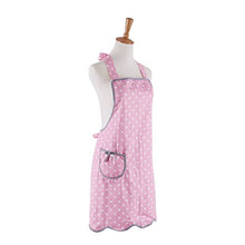 Load image into Gallery viewer, FirstKitchen  Cotton Aprons for Women with 2 Pockets, Polka Dot Apron, Great for Home Cooking, Baking, Gardening (Adult Women)