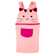 Load image into Gallery viewer, FirstKitchen Cute Cotton Kid Girls Apron Cartoon Cat Children Apron Chef Kitchen Cooking Baking Apron for Kids (Pink)