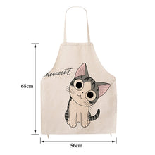 Load image into Gallery viewer, FirstKitchen Cotton Pattern Apron Women Cartoon Canvas Aprons Chef Kitchen Cooking Pinafore Great Gift for Girls and Wife (Adults)